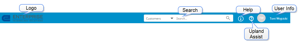 RUX Home Page Header